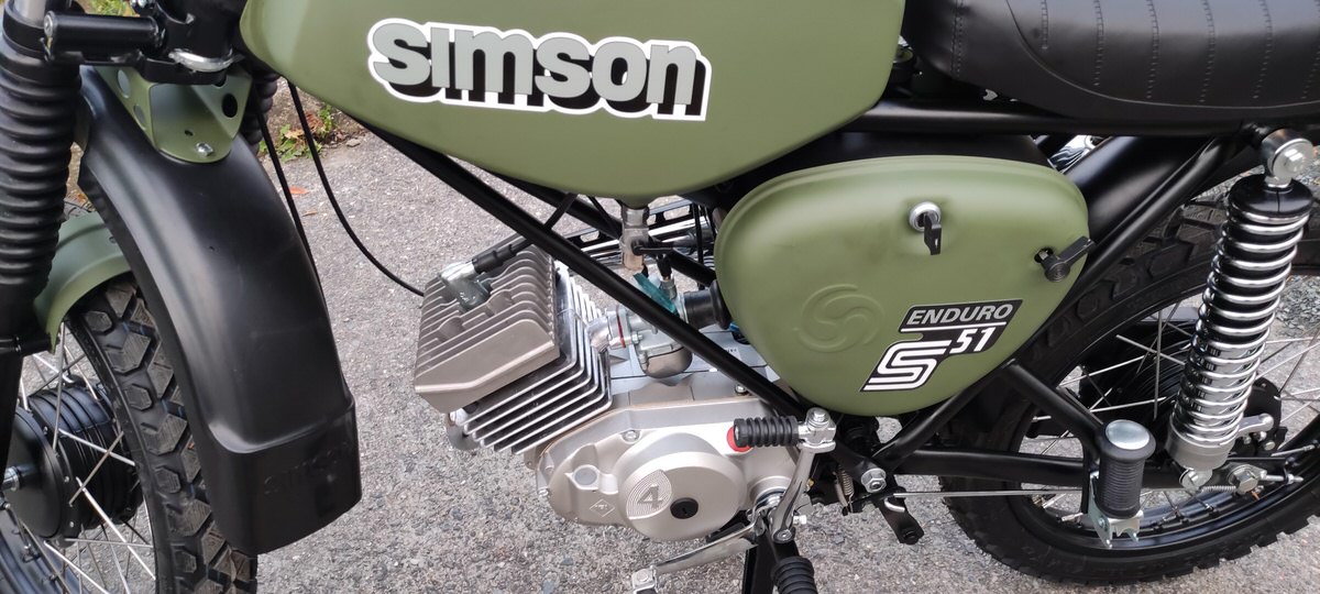 Simson S51 Enduro, NVA Look Parsiegla simson Technik, Dresden Heidenau
