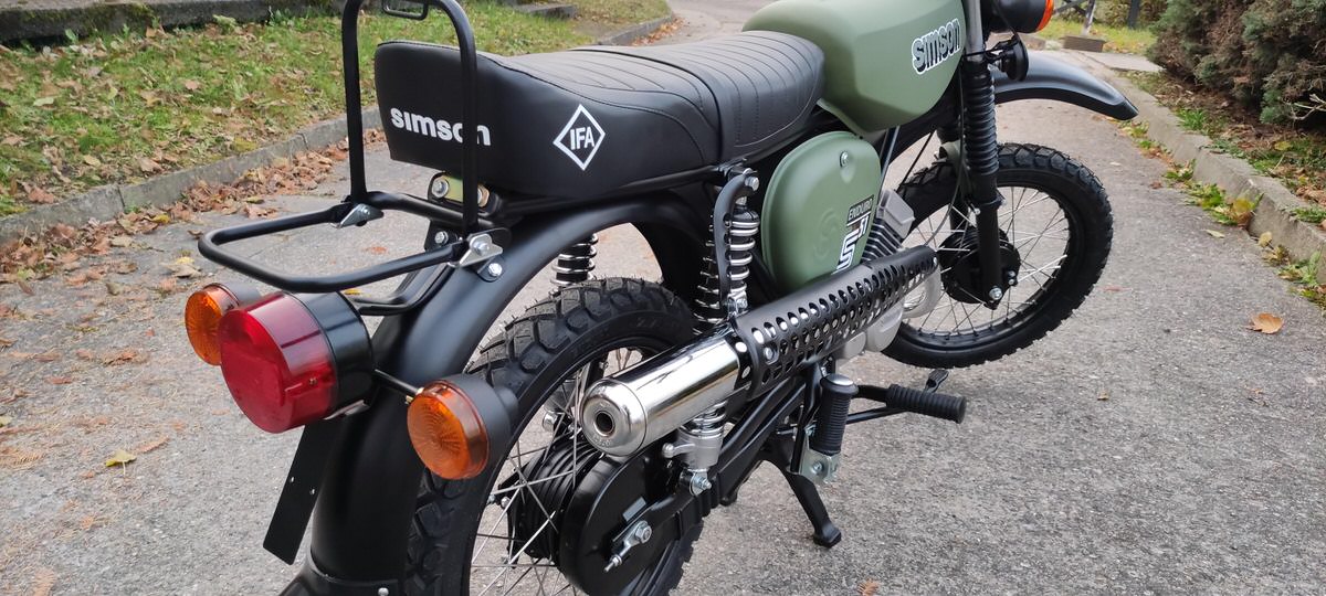 Simson S51 Enduro, NVA Look Parsiegla simson Technik, Dresden Heidenau