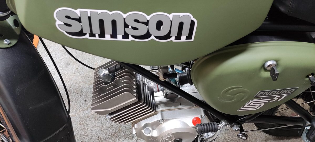 Simson S51 Enduro, NVA Look Parsiegla simson Technik, Dresden Heidenau